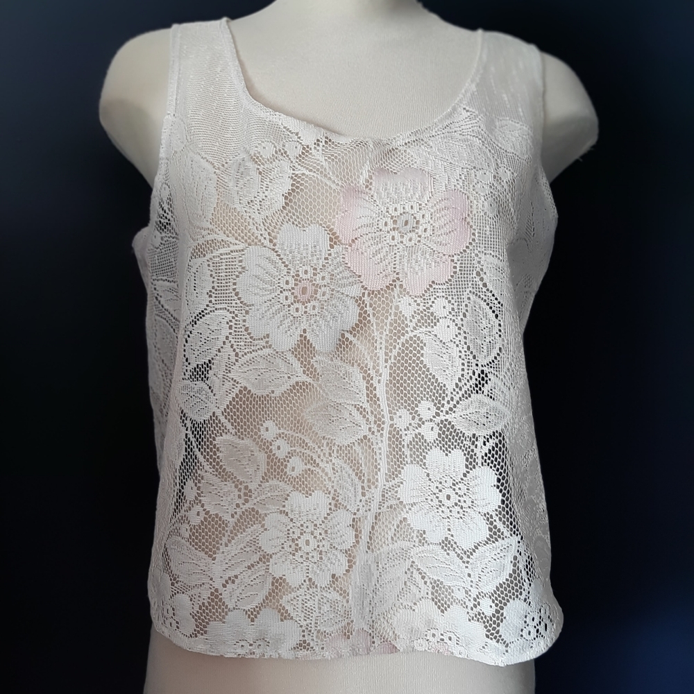 Vintage style lace top
